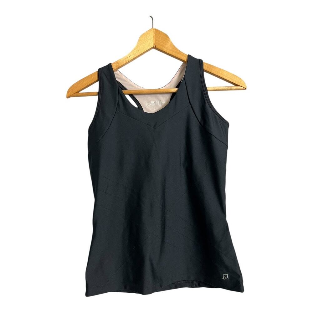Skirt sports Athletic Top Shirt Workout Gym Athleisure Sports Lined Small